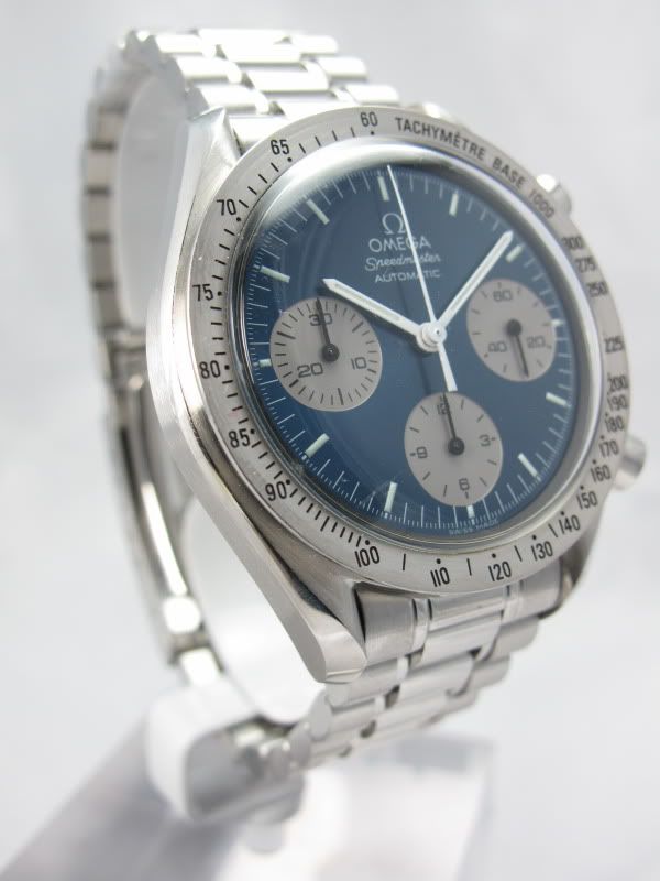 OMEGA SPEEDMASTER AUTOMATIC JAPAN SPECIAL EDITION BLUE MINT BOX PAPER 