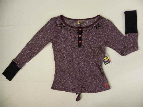 ROXY GIRLS SZ 10 SHIRT LONS SLEEVE SUPA CRUSH  