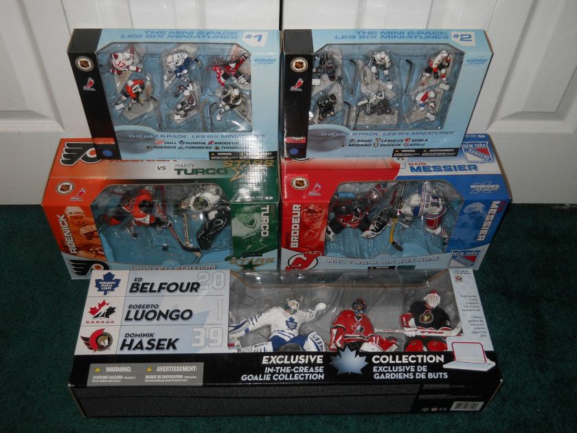   Crease / Mini Set 1 & 2 / Martin Brodeur Mark Messier / NHL Mcfarlane