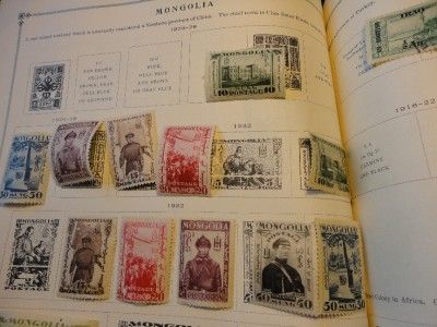 24 MONGOLIA ~ MESOPOTAMIA STAMPS FROM SCOTT INT ALBUM PAGE 1916 1940 