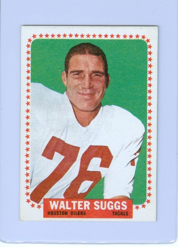 1964 Topps Football WALTER SUGGS Oilers SP #84 EX MT  