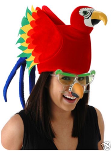 ADULT & KIDS PARROT HEAD PARROT HAT JIMMY BUFFETT SHOWS  