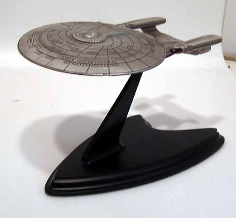 Star Trek Franklin Mint  Enterprise 1701 D Pewter Ship  