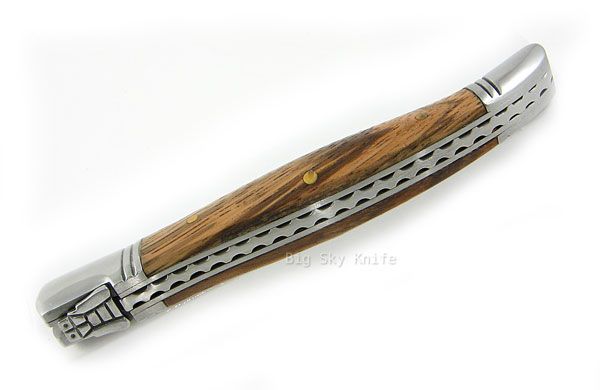 Cannon Spanish Style Zebra Wood Handle Pocket Knife NEW  