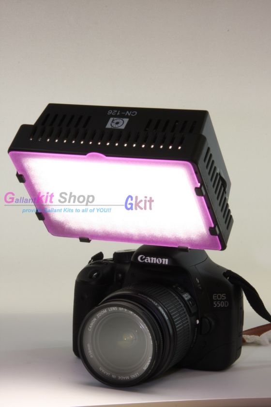 126pcs LED Light Flash DV Canon 5D MKII, 7D, 550D, 500D  