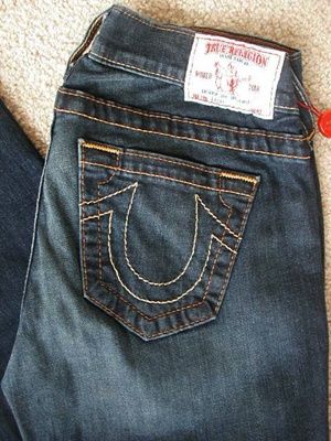 NWT True Religion Casey legging jeans Buckeye DK  