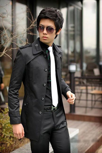   is classic and korea designed fashion.It belongs to long style coat