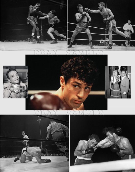 JAKE LAMOTTA FIGHTS UNIQUE (7) PHOTO SET #A BOXING  