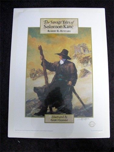 GARRY GIANNI SET/4 SIGNED SAVAGE TALES SOLOMON KANE  