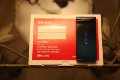 NTT DOCOMO SHARP SH 01C SH01C black BONUS GENUINE PACK  