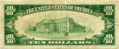 10 National Bank Note