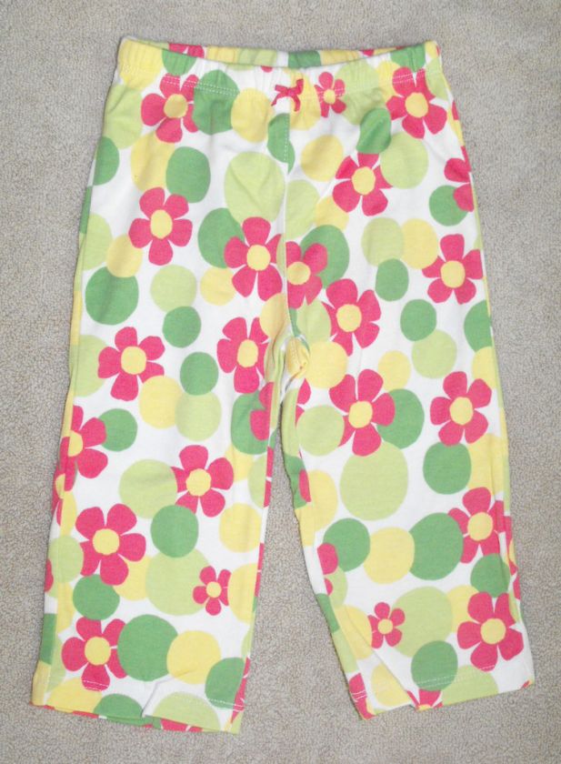 NWT Gymboree SPRING SMILES Floral Flare Pants 6 12 M  