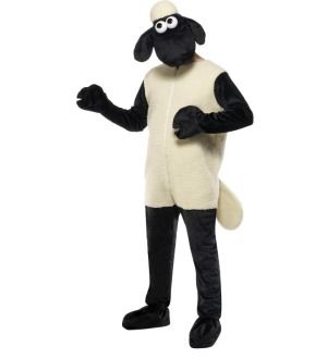 Shaun the Sheep Costume Jumpsuit Adult One Size *New*  