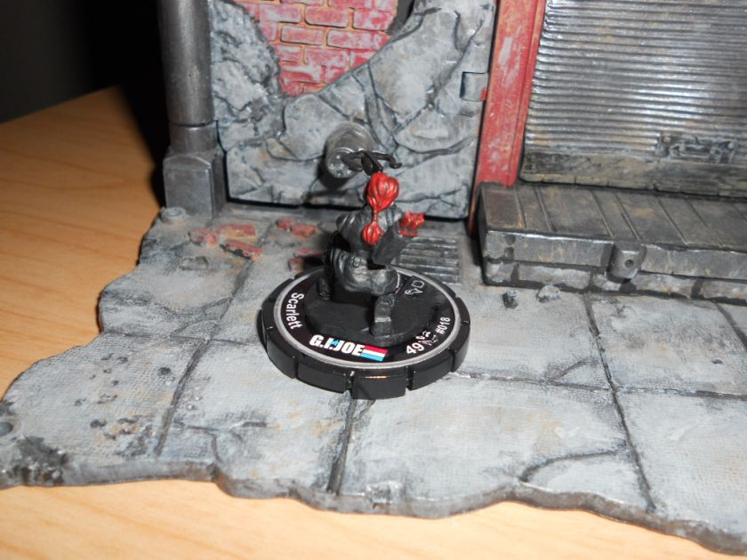 CUSTOM Heroclix SCARLETT G I Joe/Cobra Unique Figure RARE  