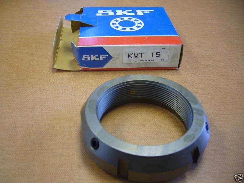 SKF Bearing Locknut (KMT 15) M75 x 2 Tree Machine  