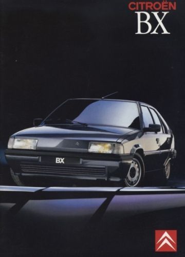 1990 Citroen BX 4x4 Turbo Dealer Sales Brochure Book  