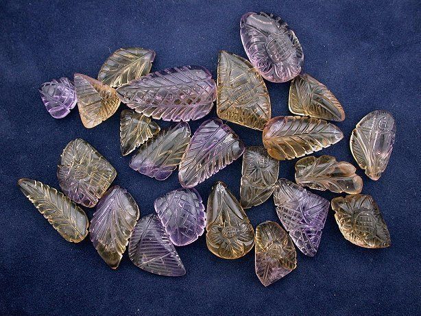 403 Ct HUGE Lot Carved Ametrine Citrine Amethyst Gem Stone Gemstone 