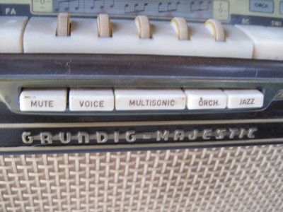 Grundig Majestic TUBE Radio/ Phono Receiver Shortwave  