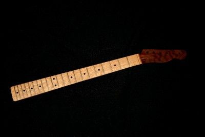 TELE NECK STYLE   COCOBOLO WITH RED OAK FINGERBOARD  RG customguitars 