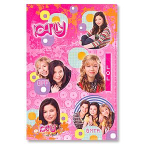 12) iCARLY STICKERS Birthday Party Favors 2 sheets  