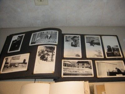 ANTIQUE EARLY 1920 1930S FAMILY PHOTOGRAPH SCRAPBOOK 92 BLACK & WHITE 