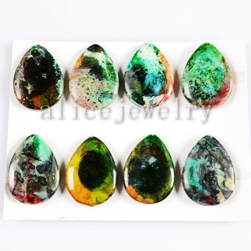 30x22mm 8Pcs Sonora Sunrise Jasper Cabochon CAB Y02212  