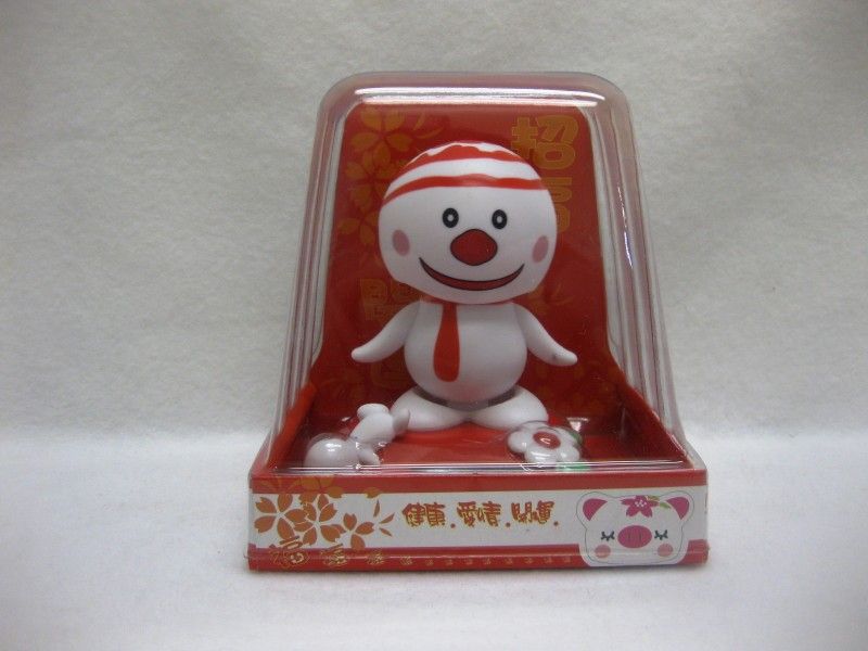 Snowman Flip Flap Solar Powered Moving * New *  