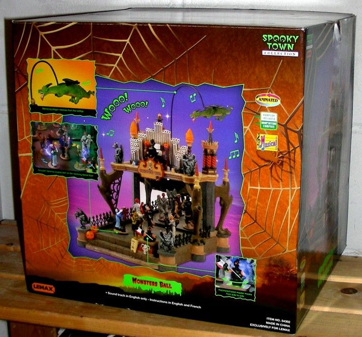 Lemax Spooky Town Collection 21 pieces NRFB Many Large Animated with 