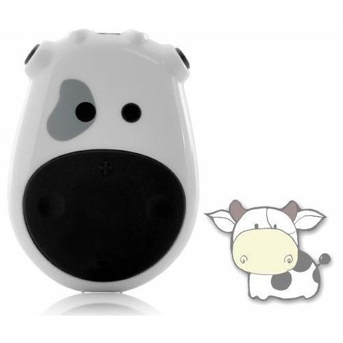 2GB Mini Pretty Cute Fanny White Cow Head Shaped  Player with 