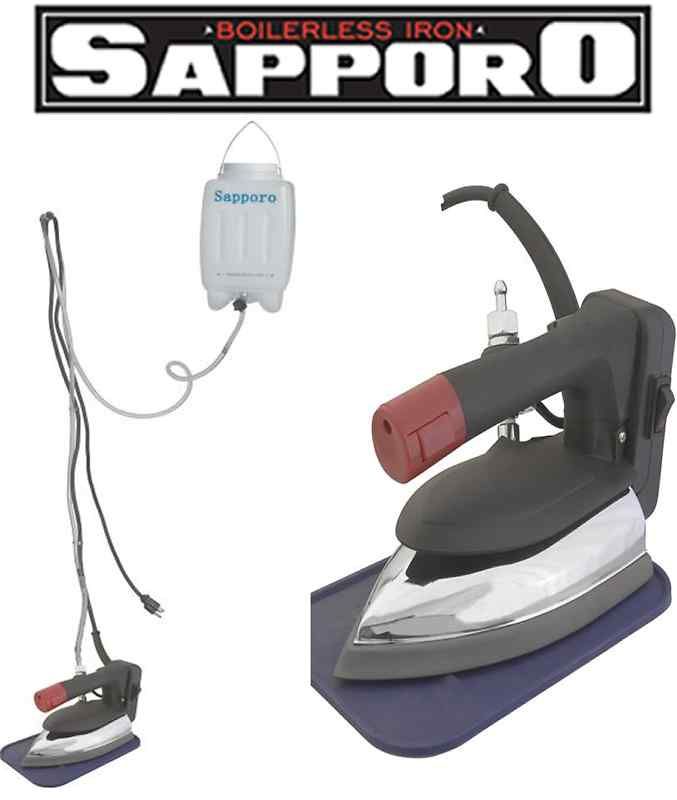 Sapporo SP 527 Gravity Feed Water Bottle Steam Iron  