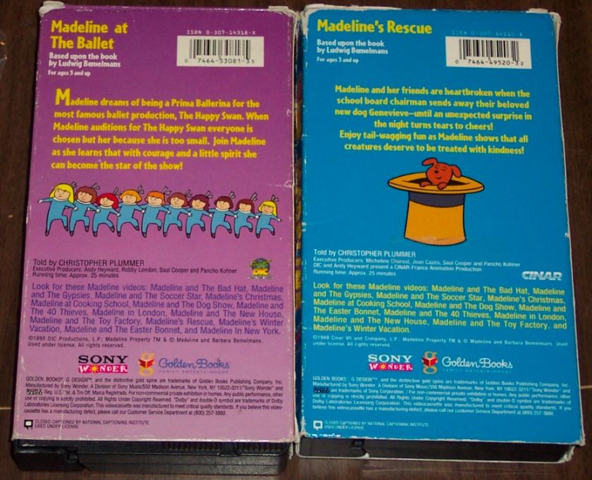 This is authentic release VHS from the manufacturer. We do not sell 