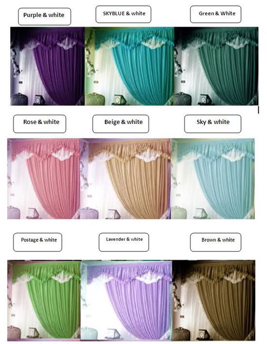 curtain drapes Furnishing beautiful View wall chiffon Egyption hand 