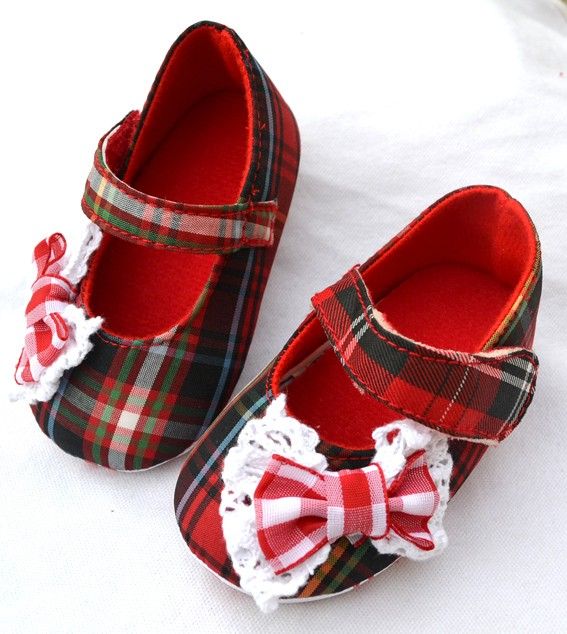 Red bows toddler baby girl shoes size 1 2 3  