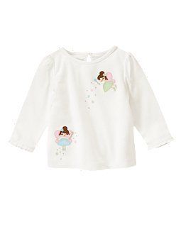 NWT Gymboree Girls Size 4T NEW FAIRY WISHES Fairy Friends L/S T shirt 