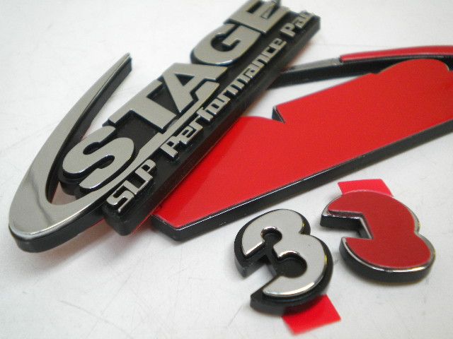 CHROME SLP STAGE 3 Badges Emblems Logo Emblem GTX GSX   