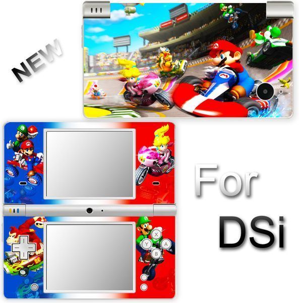 SUPER MARIO KART SKIN COVER STICKER for NINTENDO DSi 2  