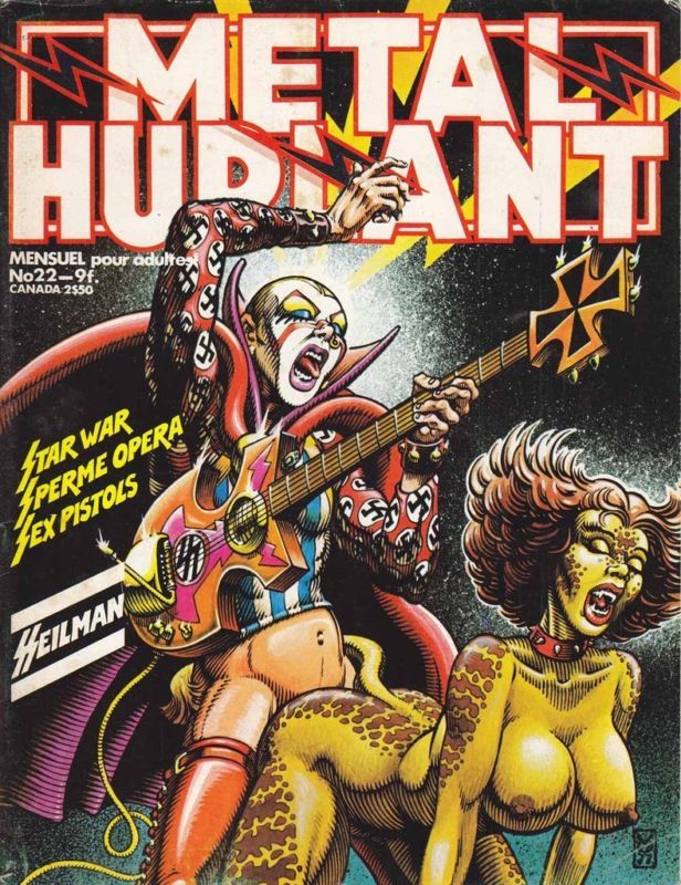 Metal Hurlant #22 FINE heavy metal import MOEBIUS rare  