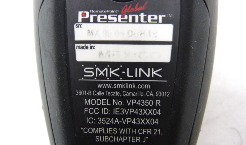 LOT 2 INTERLINK VP4300 & SMK LINK VP4350 R REMOTEPOINT GLOBAL 