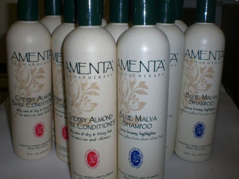 AMENTA COMBO BLUE MALVA SHAMPOO & CHERRY CONDITIONER Lot of 12  