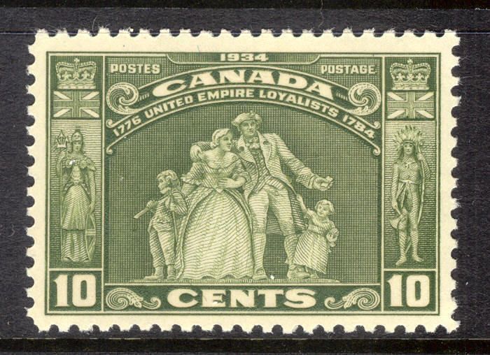 CANADA SCOTT 209   VF XF MINT NH   10ct LOYALISTS)  