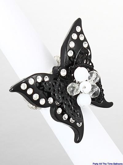 JERSEYLICIOUS STYLE HUGE BUTTERFLY RIGHT HAND RING  