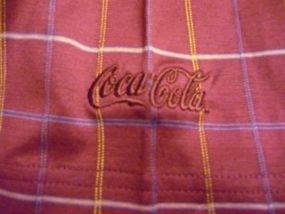 Robert Trent Jones Coca Cola short sleeve polo shirt size adult Medium 