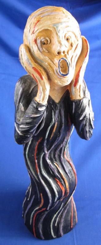 Figurine Designed Sculpted Jaimy Scream Munch Character  