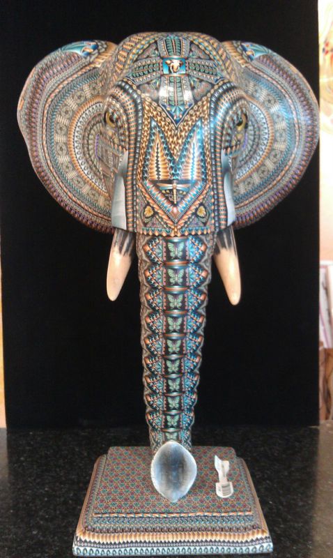 Jon Anderson Large Elephant Head  