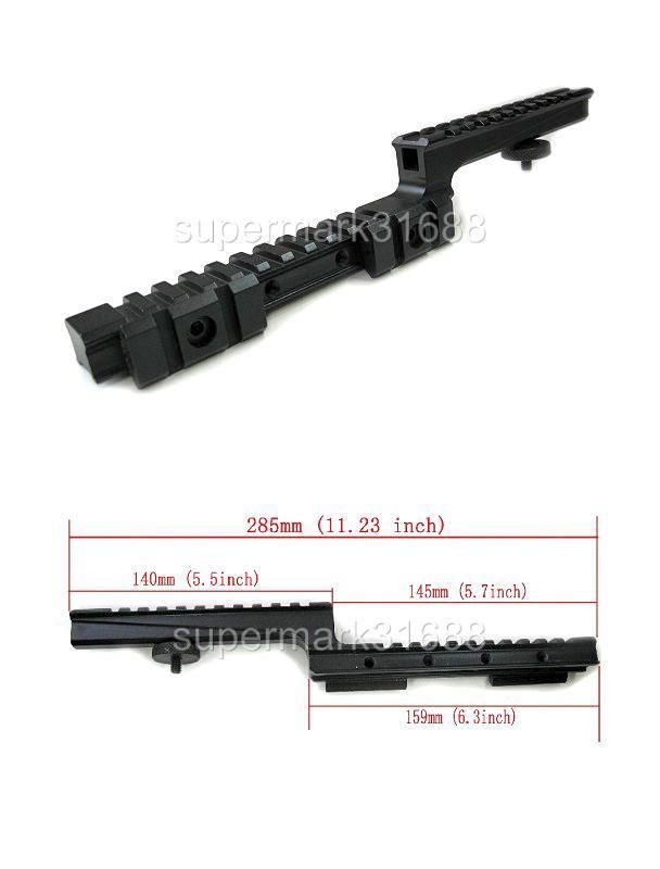 Type Carry Handle Weaver Rail 20mm Scope Mount Base  