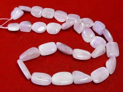 RARE 243ct ALL PINK AFGHAN KUNZITE NUGGET BEAD STRAND  