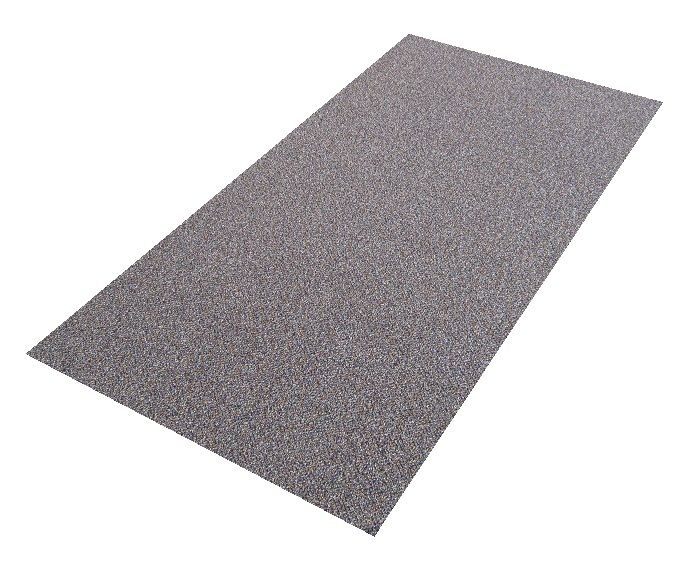 INTOWN MAUVE TONES VINYL BACKED AREA RUG 3 x 6  