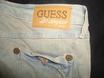 NEW WOMEN GUESS PREMIUM POWER SKINNY VINTAGE JEANS 8 29  