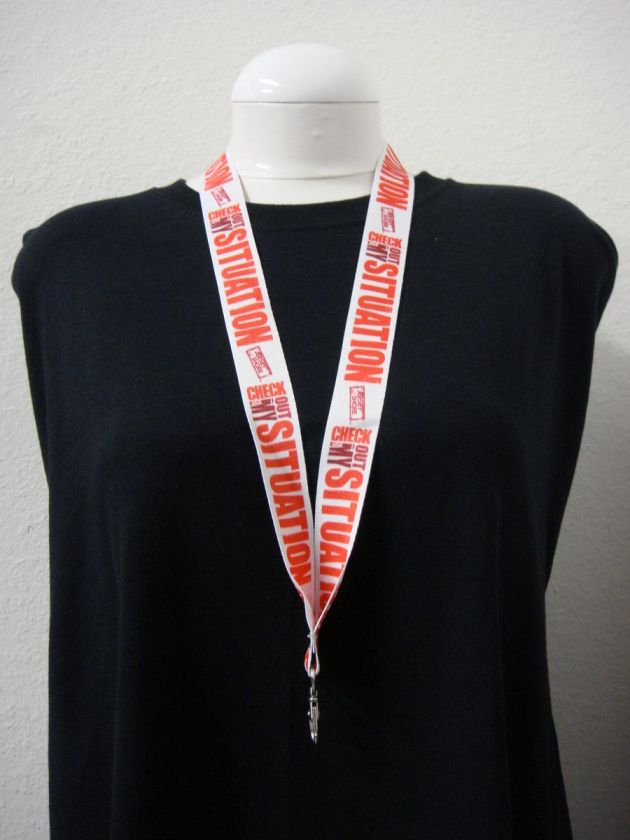 THE JERSEY SHORE CHECK OUT MY SITUATION LANYARD KEYS / BADGE HOLDER 