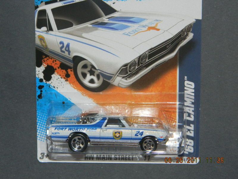 HOT WHEELS 2011 HW MAINSTREET #7 68 ELCAMINO HOTWHEELS  